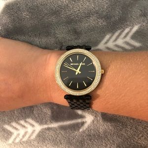Michael Kors Black and Gold Darci Women’s Watch
